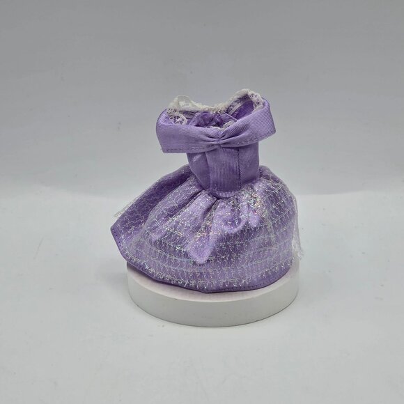 Vintage 1992 Mattel Barbie Skipper Trendy Teen Fashion Purple Dress - Picture 1 of 6